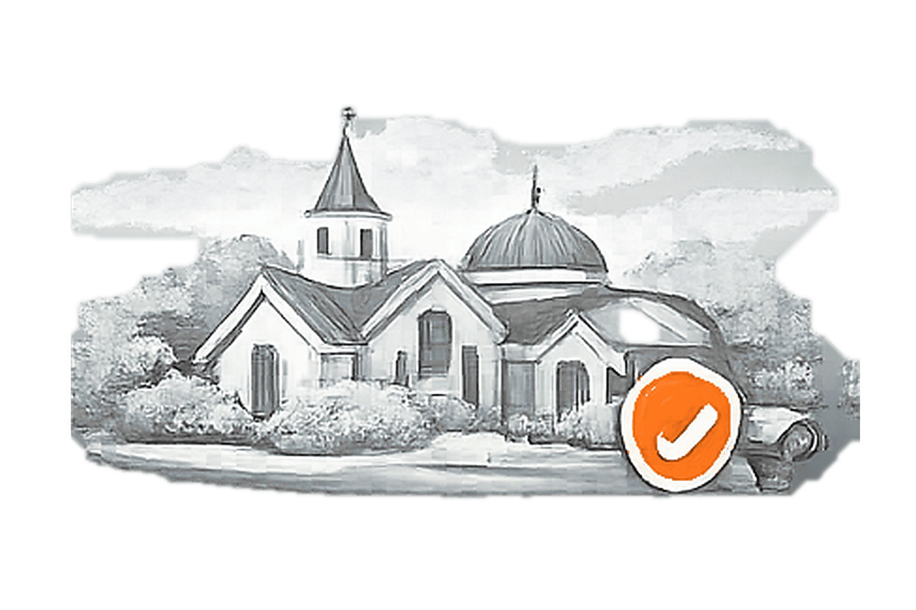 Houses of Worship Security overview illustration