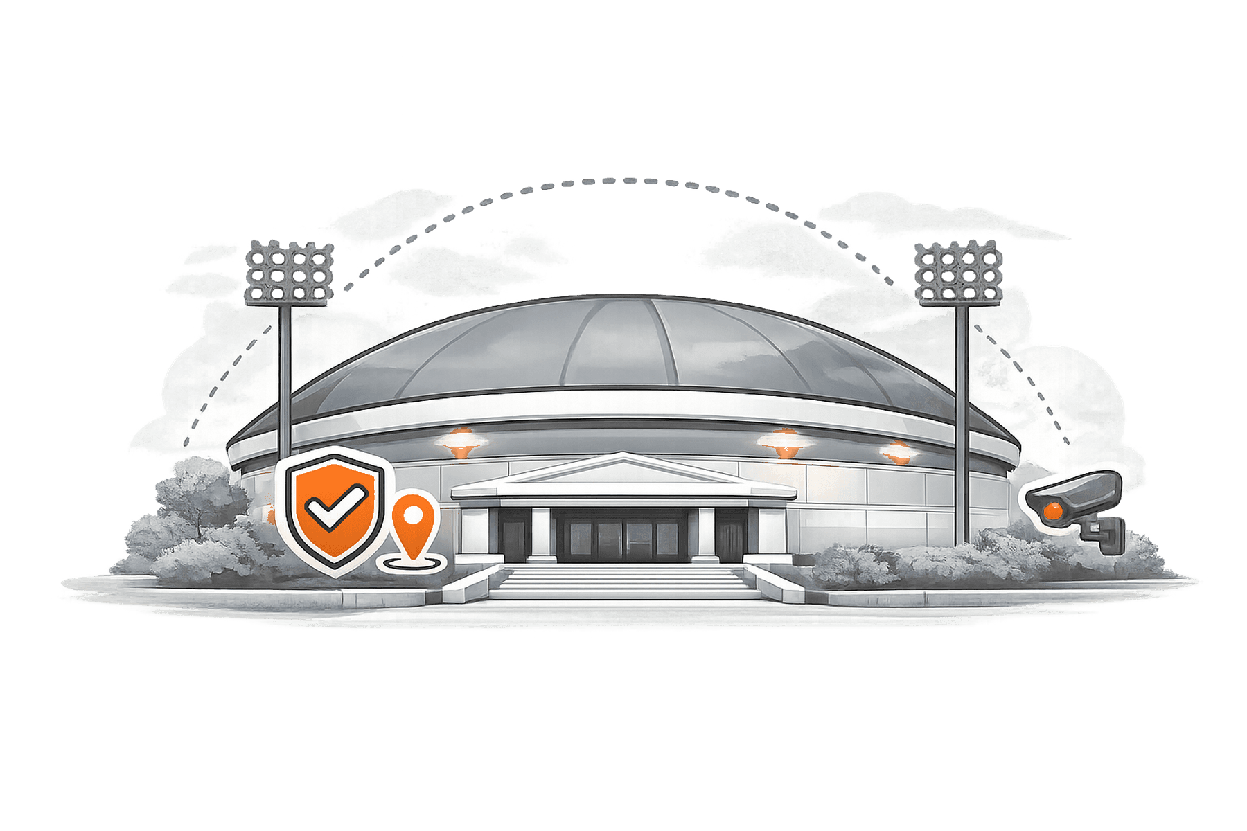 Arena Security overview illustration