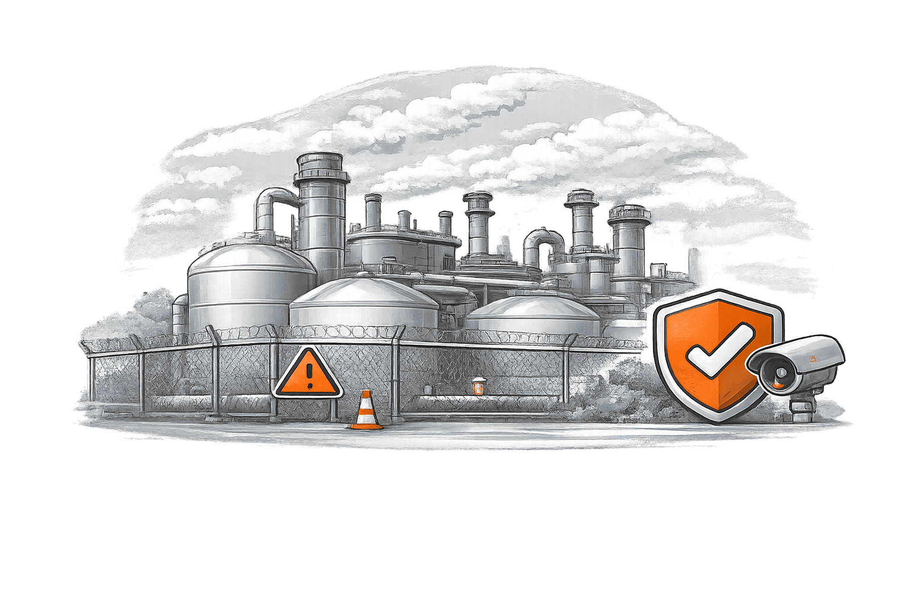 Chemical Plant Security overview illustration