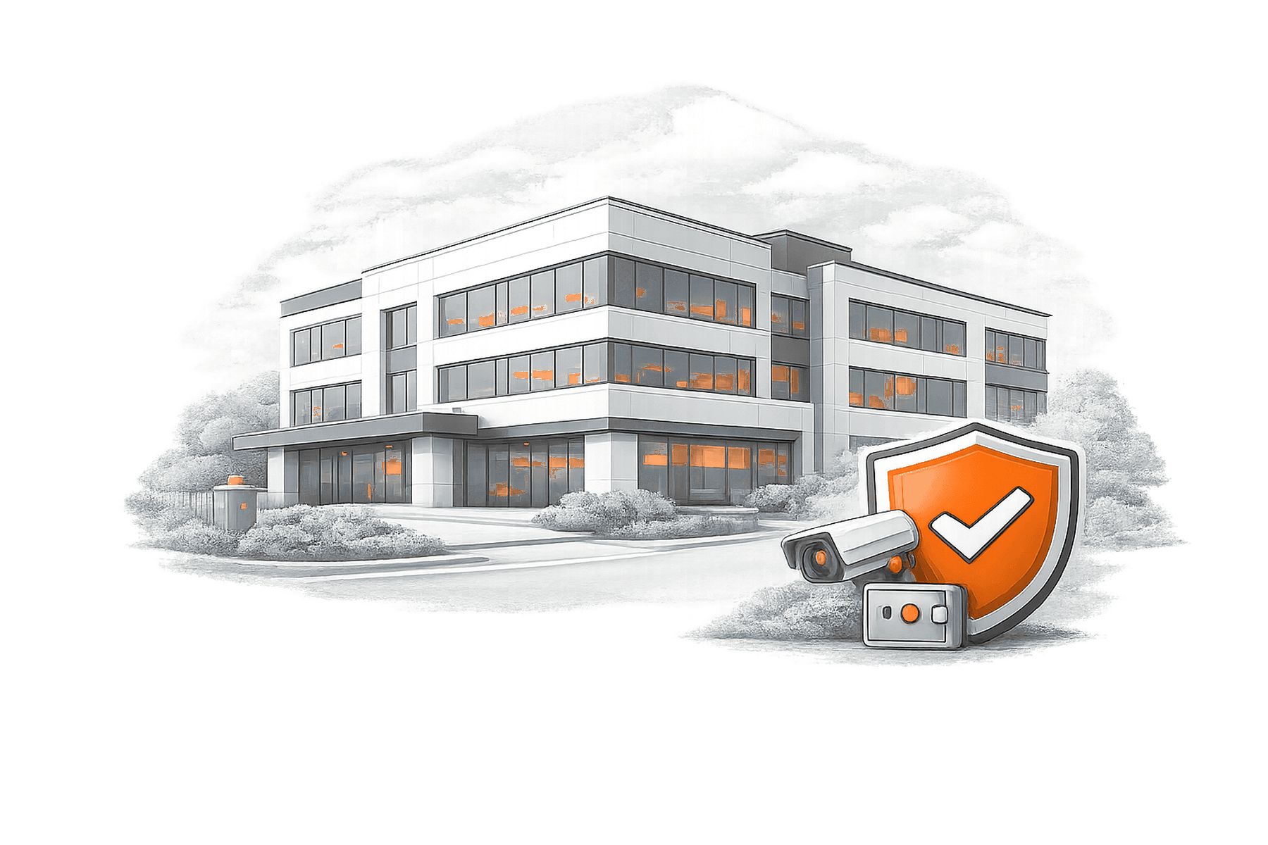 Corporate Security overview illustration