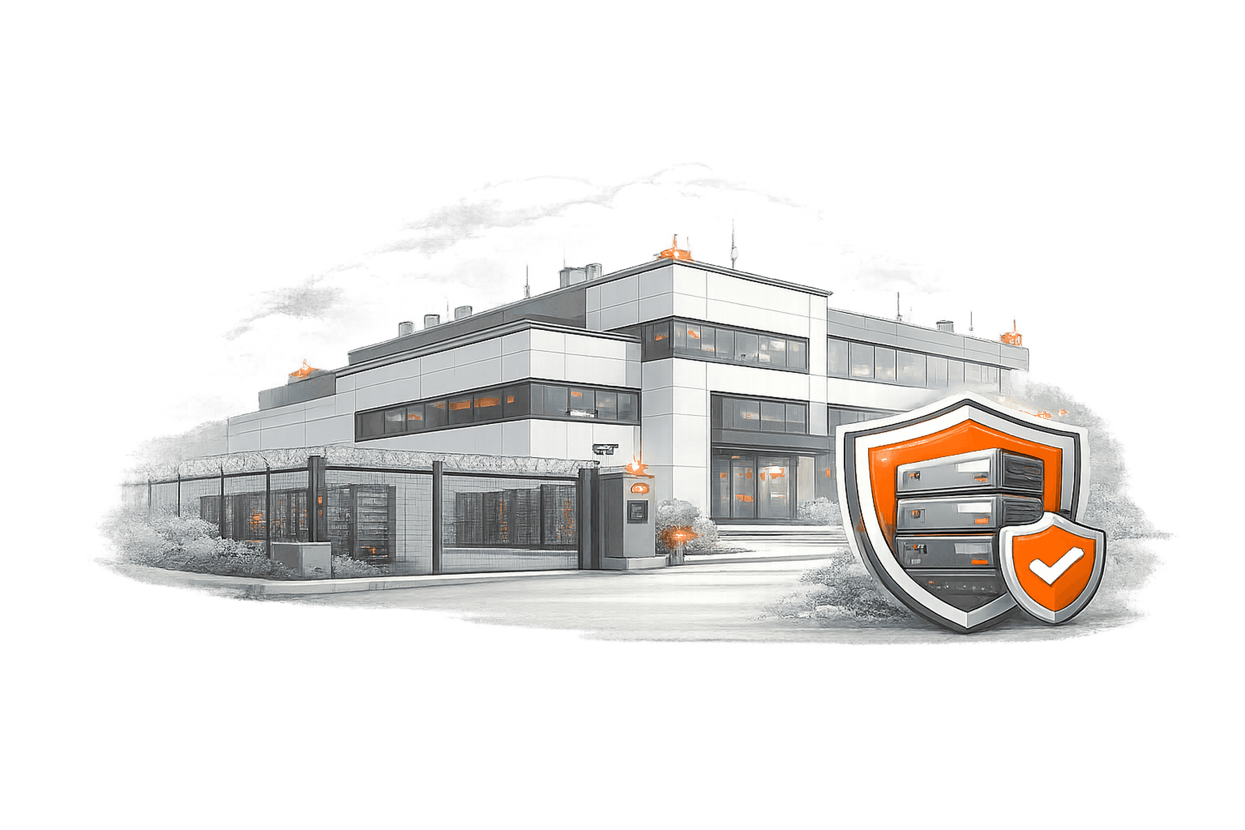 Data Center Security overview illustration
