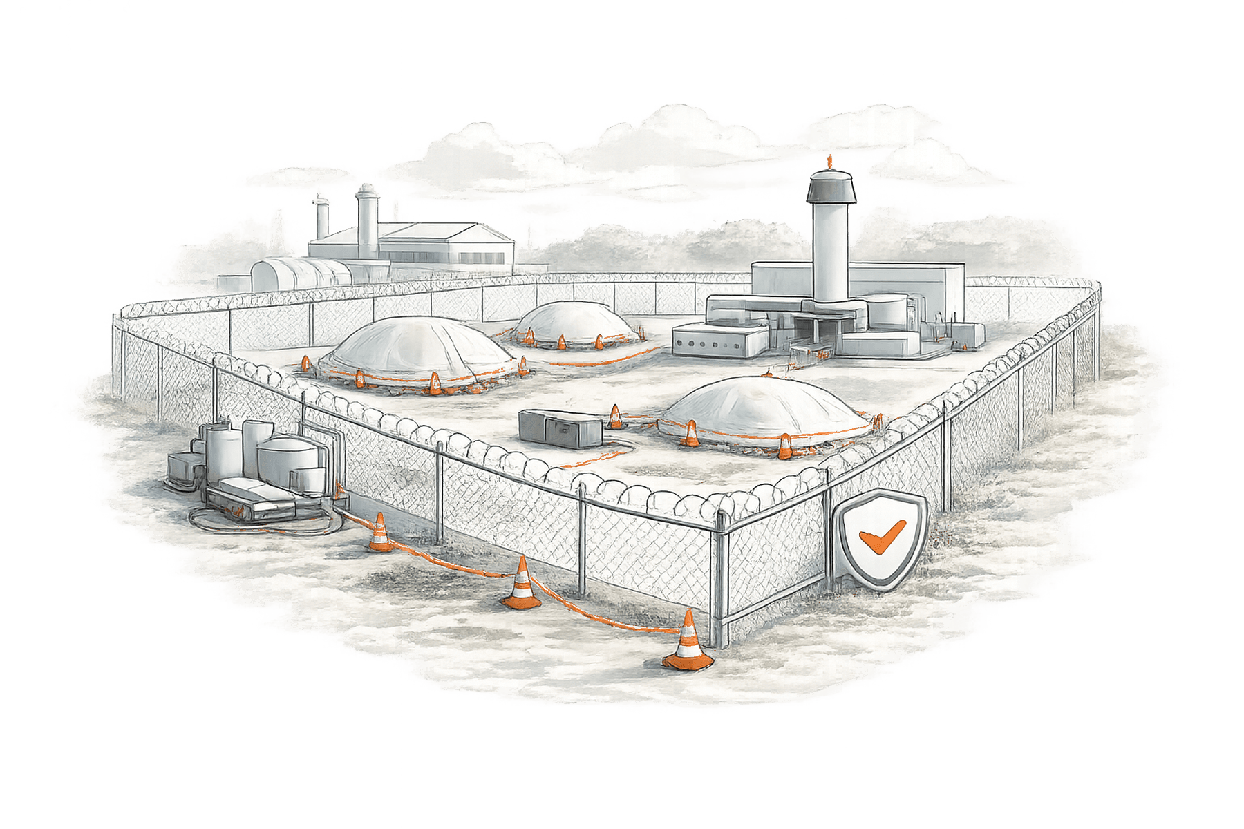 Environmental Remediation Site Security overview illustration