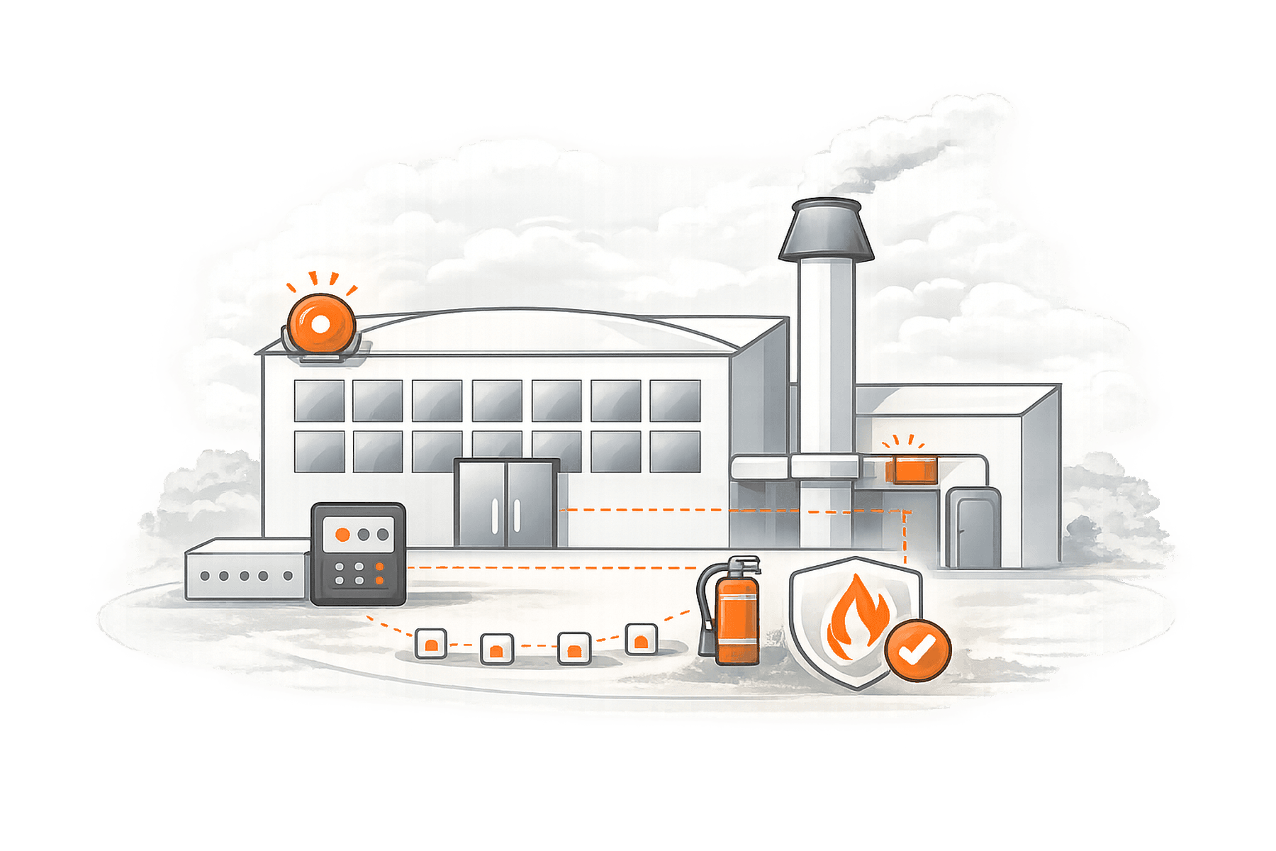 Fire Watch Security overview illustration