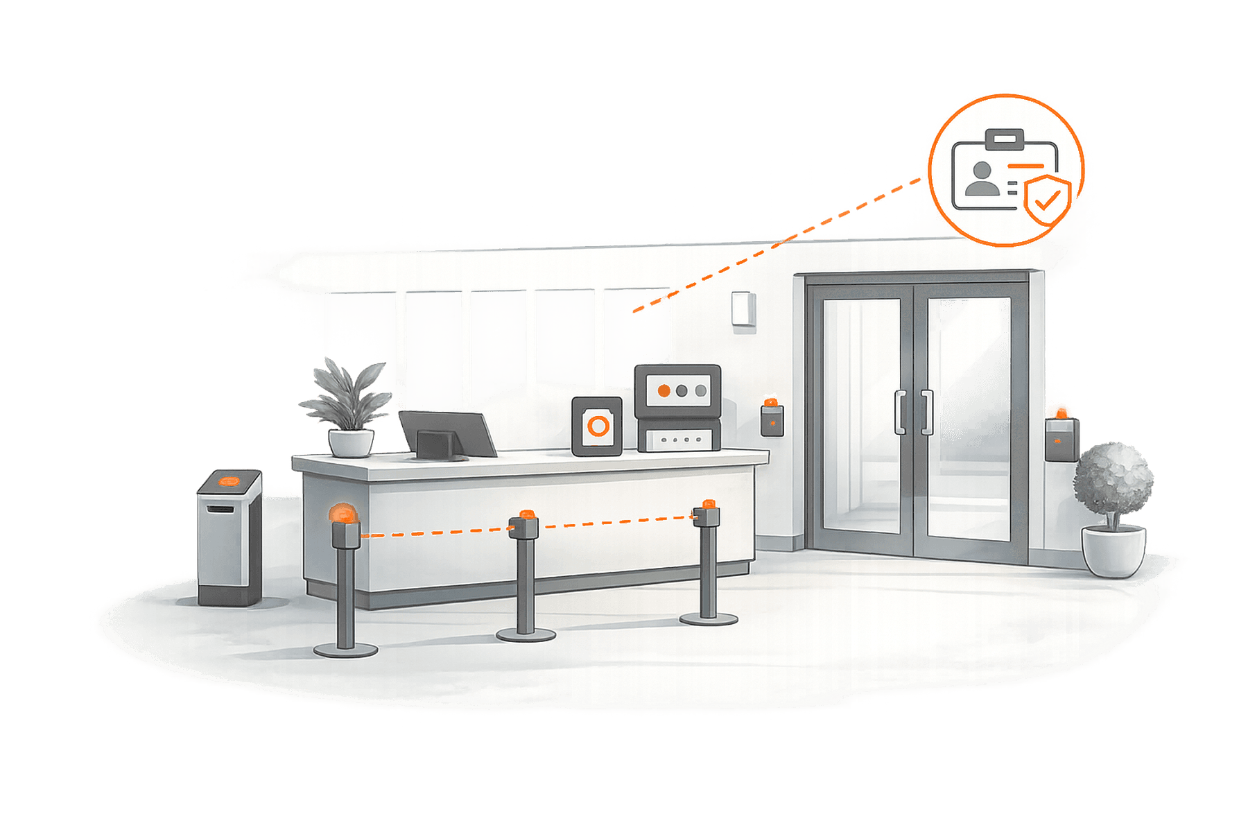 Front Desk Security overview illustration