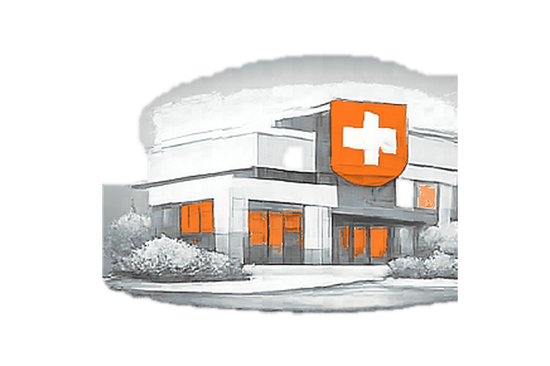 Healthcare Facility Security overview illustration