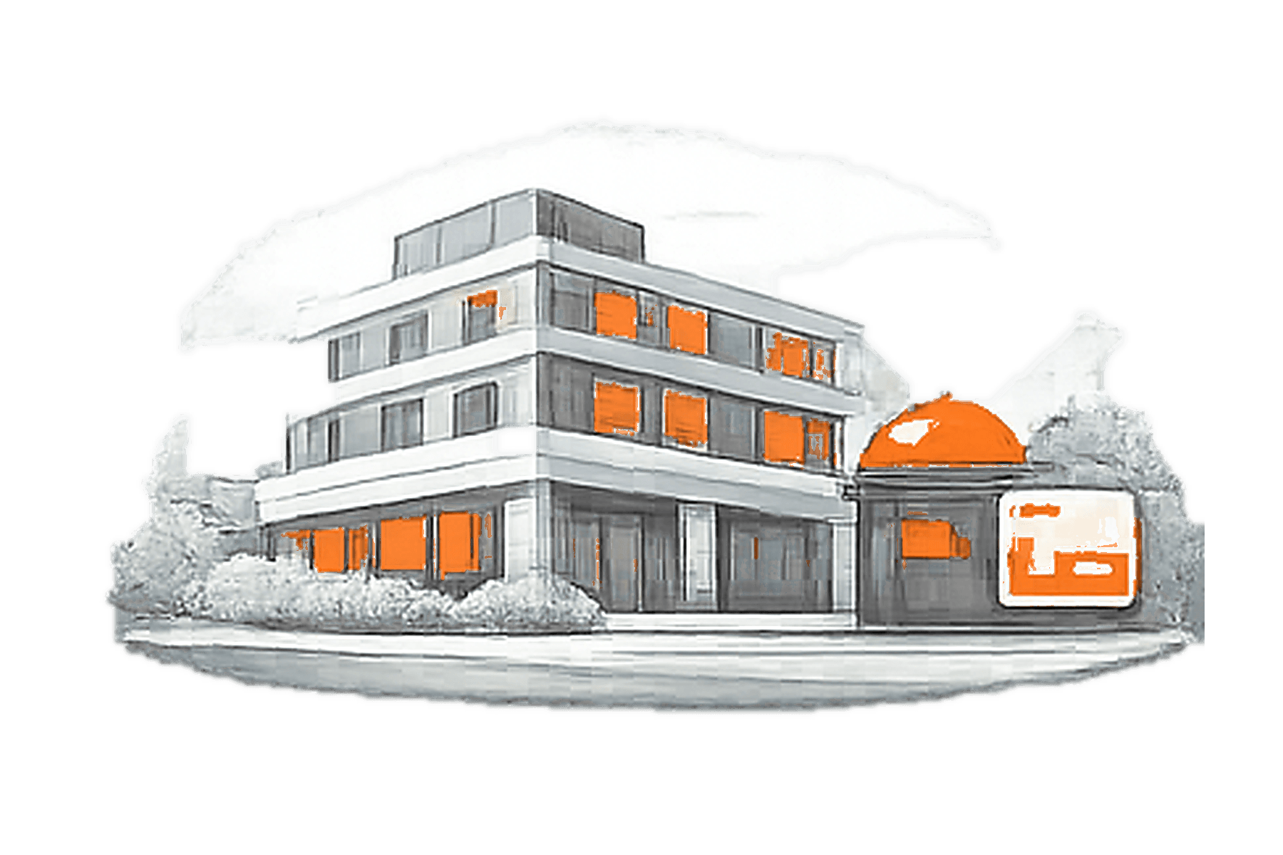 Hotel Security overview illustration