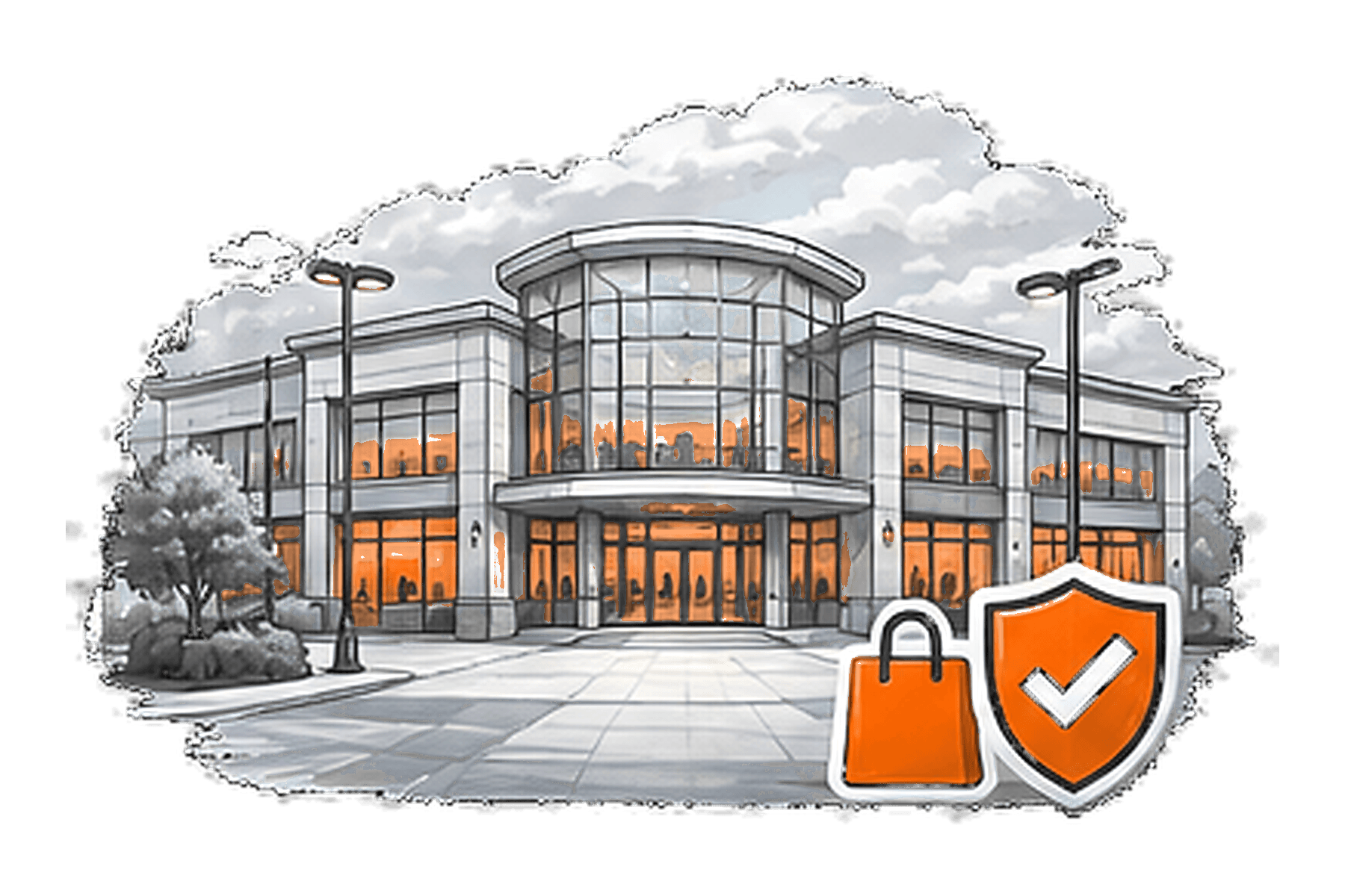 Mall Security overview illustration