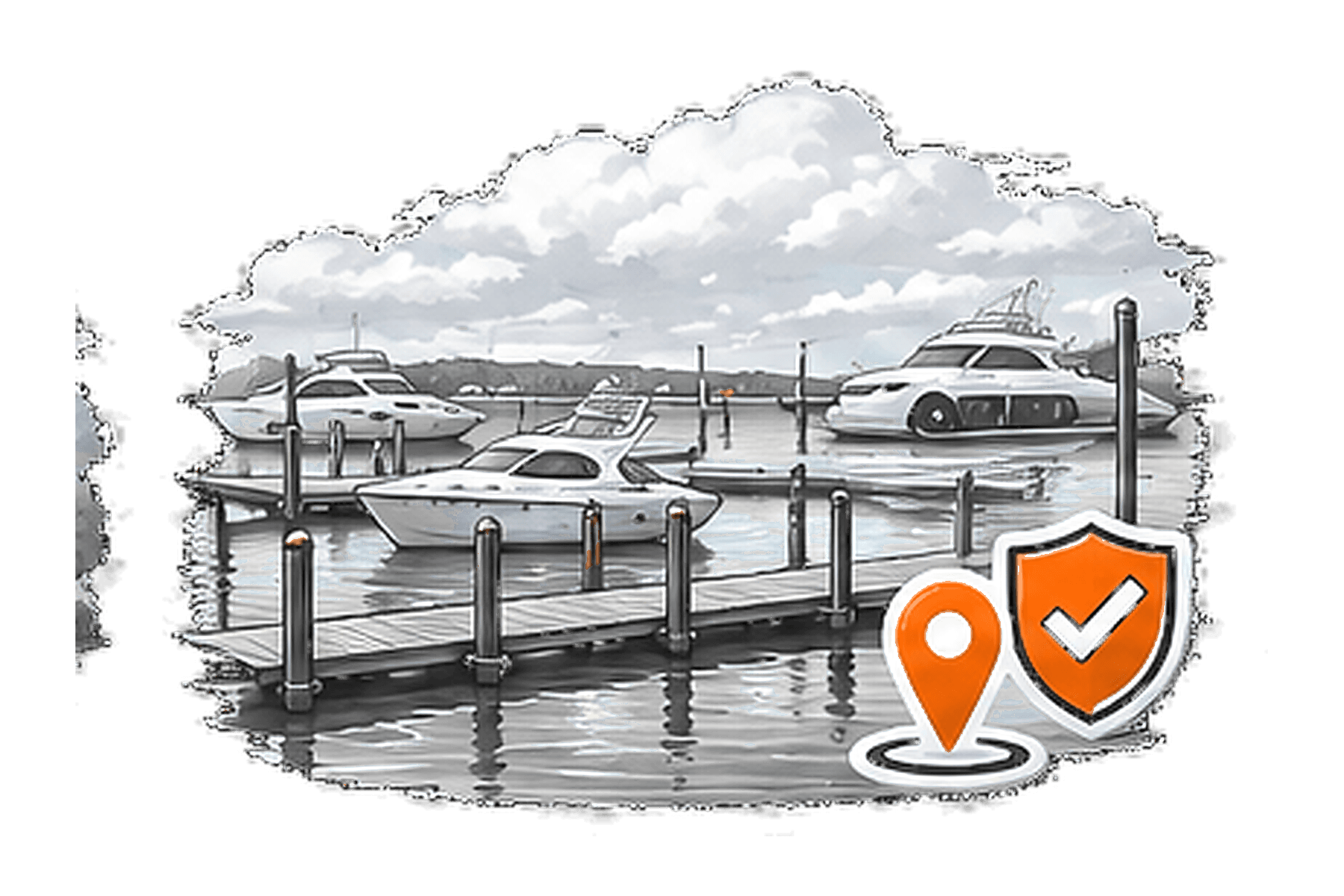 Marina Security overview illustration