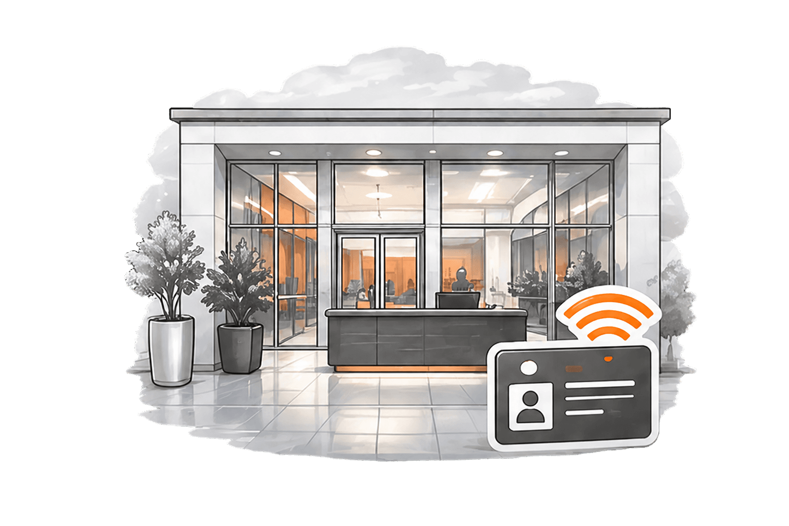 Office Security overview illustration