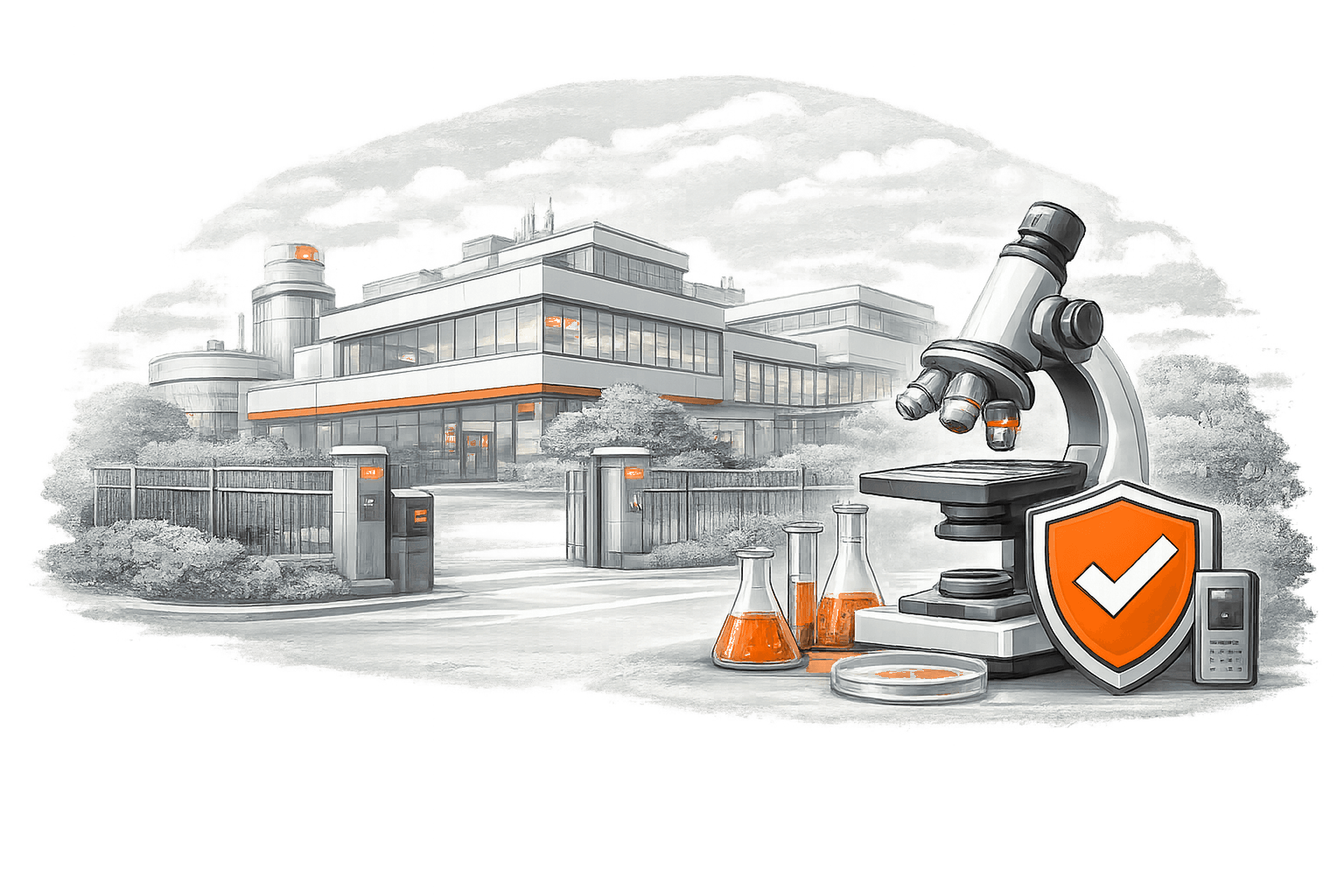 Research Laboratory Security overview illustration