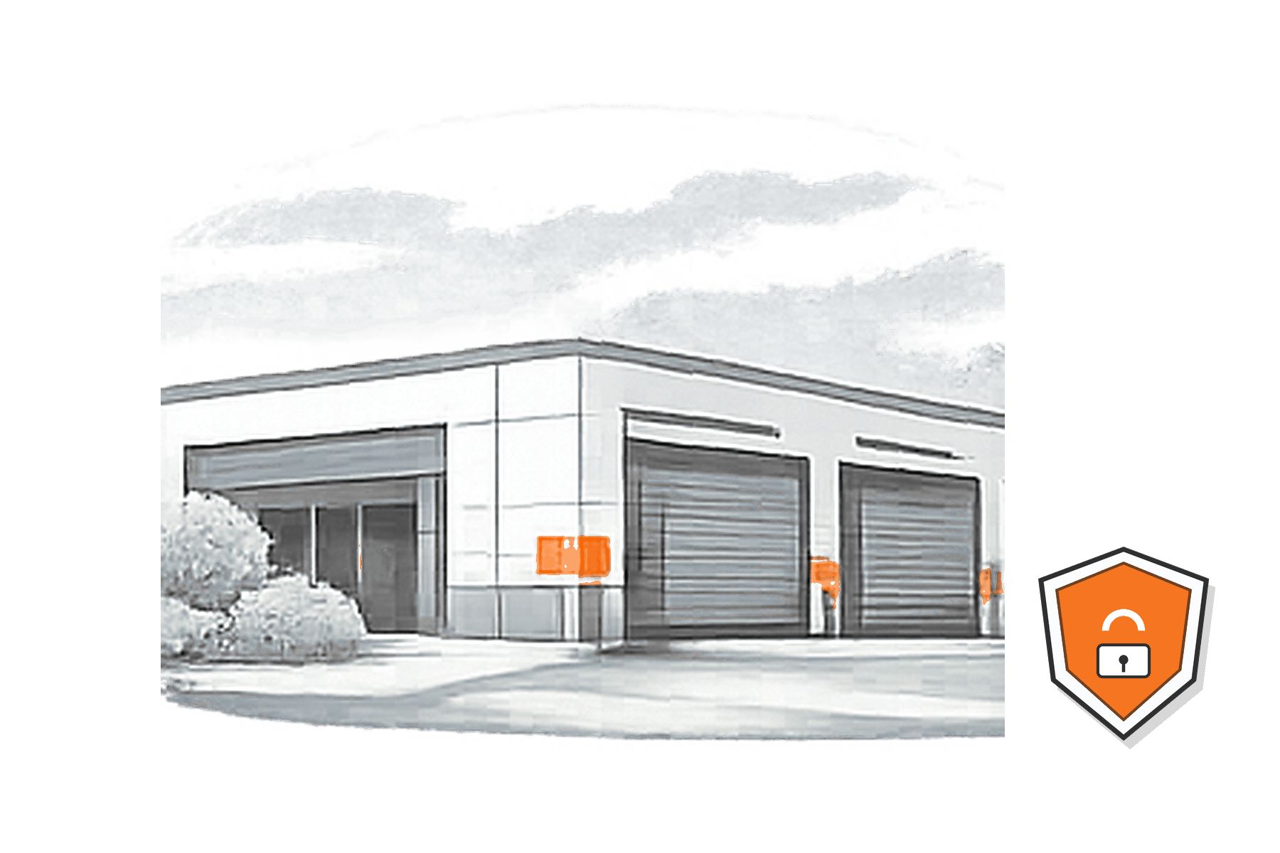Self-Storage Security overview illustration